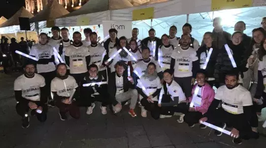 Photo des participants à la Course des Lumières